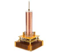 FTVOGUE Music Coil Kit Speaker, Golden Brass Sound Power Module with | DC24V-3A Output, Base del Radiatore CPU con Bobina Superiore Rimovibile per Multifunzione, 4 modalità di Lampada a