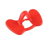 FTVOGUE Occhiali da Pollo in Plastica Rossa, Occhiali da Vista per Pollo, 20 Pezzi, Anti Beccare, per Pollame, 43 X 27 Mm, per Galline, Galli, Cortile, Coop, Fattoria, Gestione del Gregge