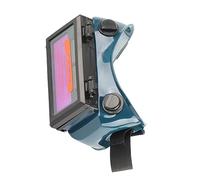 FTVOGUE Occhiali per Saldatore con Oscuramento Automatico e Paraluce Regolabile DIN11 Protezione UV Alimentata a Batteria Al Litio Solare per Occhiali da Saldatura Compatibili con Elmetto Protettivo