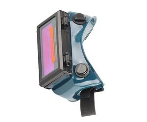 FTVOGUE Occhiali per Saldatore con Oscuramento Automatico e Paraluce Regolabile DIN11 Protezione UV Alimentata a Batteria Al Litio Solare per Occhiali da Saldatura Compatibili con Elmetto Protettivo