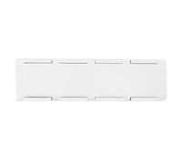 FTVOGUE Organizer per Frigorifero per Yogurt per 4 Tazze, Bocca Larga | Struttura in Plastica, Si Adatta Sotto gli Scaffali o Sulla Porta, Tiene Saldamente 4 Barattoli, Facile Installazione con
