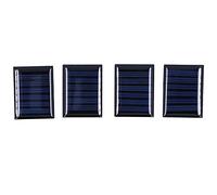 FTVOGUE Pannello Solare Modulo di Ricarica Solare in Polisilicio 4 Pezzi 3 V 0,15 W 40x30 Mm per Progetti Scientifici Fai da Te Piccoli Sistemi Solari Illuminazione Domestica e Apparecchiature a