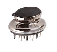 FTVOGUE Pettine Applicatore per Cuoio Capelluto, Pettine Massaggiatore per Cuoio Capelluto in ABS con Finestra in Scala Prospettica, Resistente Agli Oli Essenziali, Spazzola Ergonomica per per il