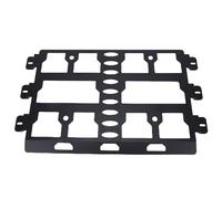 FTVOGUE Piastra di Montaggio per Cassetta degli Attrezzi, Base per Montaggio a Pavimento a Parete in Acciaio Al Carbonio per Carichi Pesanti per Cassetta degli Attrezzi per Imballaggi