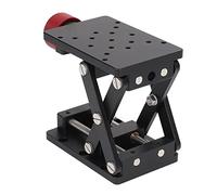 FTVOGUE Piattaforma di Sollevamento Manuale in Lega di Alluminio, Supporto da Laboratorio a Forbice Ad Alta Precisione con Altezza 55 Mm, Carico Massimo 10 Kg per Attrezzature da Laboratorio