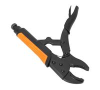 FTVOGUE Pinza Autobloccante con Ganasce Curve e Chiave Regolabile con Impugnatura Antiscivolo per Serrare, Bloccare, Torcere e Girare Oggetti Piatti (10 pollici)