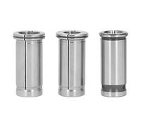 FTVOGUE Pinza C25 in Acciaio Ad Alto Tenore di Carbonio con Codolo Cilindrico 3 Pezzi 16mm 18mm 20mm per Foratura Incisione CNC Collet Chuck Holder Tool Setup