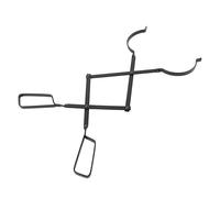 FTVOGUE Pinza per Camino in Ferro, Pinza per Tronchi da 26 Pollici, Resistente Alla Ruggine, con Manico Lungo, per falò, Camino Interno, Stufa a Legna, Braciere