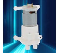 FTVOGUE Pompa Autoadescante Pompa Acqua a Membrana DC 6V 12V 380, Flusso Minimo da 2 a 3 Litri, Sollevamento da 1 a 5 M, Aspirazione 2 M, Diametro Esterno 9 Mm, ID 6 Mm per Spruzzatore per Macchina