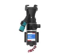 FTVOGUE Pompa per Liquami per 12V ABS Rame Acciaio Inossidabile Pompa Maceratore 12GPM 45LPM Autoadescante con Valvola di Scarico Ingresso 3 Pollici Uscita 1 Pollice per Scarico delle Acque Reflue