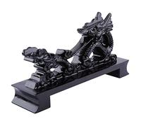 FTVOGUE Porta spade cinese a forma di drago di piccole dimensioni, singolo, orizzontale, samurai, Katana, stand Wakizashi