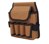 FTVOGUE Portautensili Heavy Duty 10 Tasche Borsa Elettricista per Meccanici Falegnami Idraulici Tessuto Oxford 1200D con Passante per Martello e Supporto per Nastro