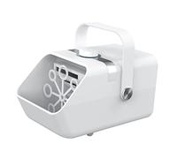 FTVOGUE Potente Macchina a a 8 Buche con 2 velocità, Porta di Ricarica di Tipo C-USB da 450 Ml per Feste, Matrimoni, Compleanni, Giardino (WHITE)
