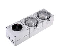FTVOGUE Presa Elettrica Impermeabile IP66 con Interruttore On/off per Rubinetto Dell'acqua da Cucina e Bagno (stile tedesco)