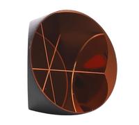 FTVOGUE Prisma Angolare Portatile, Retroriflettore Tripledrico in Vetro Ottico, Diametro 17,8 Mm, Ideale per i Professionisti del Rilevamento e della Mappatura