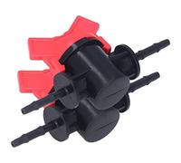 FTVOGUE Regolatore di Flusso da 2 Pezzi Valvola di Controllo del Liquido in Plastica ABS Valvola di Arresto Dell'acqua di Intercettazione per Pompe Dell'acqua (Regolatore di flusso da 3,5 mm)