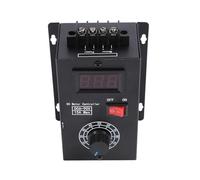 FTVOGUE Regolatore di velocità PWM Motore CC 6-90 V, Display Digitale, Ceramica 20 A, LED Volt in Uscita, per Motore A Spazzole, con Interruttore di Alimentazione, Adatto per Motori CC, Frequenza 16