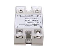 FTVOGUE Relè a Stato Solido Affidabile 1 SSR in Fase con velocità di Commutazione Rapida, Tensione di Controllo 25A AC24-480 V