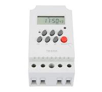 FTVOGUE Relè Temporizzato Digitale con Interruttore Orario 12V DC/AC220V Programmabile con 17 Impostazioni On/Off per Lampioni, Luci Al Neon, Insegne Pubblicitarie (AC220V)