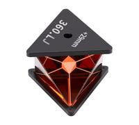 FTVOGUE Riflettore a Prisma da 360 Gradi per la Misurazione del Tunnel | Vetro K9 e Lega di Alluminio, Portata 800 M, +29 Mm Costante, Diametro Effettivo 10,37 Mm, Compatibile con Stazioni Totali
