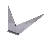 FTVOGUE Righello per Macchinisti con Base Righello per Misurazioni Multiangolo 30° 45° 90° 120° per Ingegneri in Acciaio Al Carbonio DIN per la Misurazione dei Pezzi