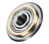 FTVOGUE Rotella Tagliapiastrelle di Ricambio in Carburo di Tungsteno, Taglio Uniforme per Piastrelle a Mosaico in Vetro, Rotella Resistente da 22 Mm di Diametro per Tagli Diritti e Curvi