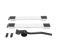 FTVOGUE Rulli per Elettrodomestici Regolabili da 17,7 a 27,5 Pollici Base Mobile con capacità di 660 Libbre per Mobili per Lavatrice, Frigorifero con Doppio Freno e Ruote Silenziose (Ruota