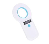 FTVOGUE Scanner per Lettore ID Animali Domestici, Materiale ABS, Lettore ID Microchip Portatile a Doppia Frequenza, Distanza di Lettura 2-12 Mm, per Veterinari e Proprietari di Animali Domestici
