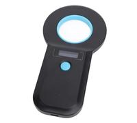 FTVOGUE Scanner per Microchip per Animali Domestici, Lettore di Chip per Animali Portatile Bluetooth con Display OLED e Memorizzazione di 128 Dati per Impiantati e con Etichetta Auricolare