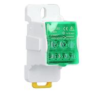 FTVOGUE Scatola di Distribuzione del Blocco Terminale Buono Isolamento Facile Combinare per i Mobili di Distribuzione Conduttore di Ottone (GREEN)