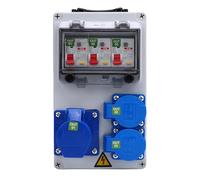 FTVOGUE Scatola di Distribuzione Esterna a Colpa Resistente Alla Scatola di Distribuzione Portatile Impermeabile per Progetti Esterni Protezione UV Un Tipo Rimane L'interruttore di
