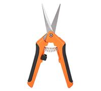 FTVOGUE Sceature Giardino a Molla a Molla Push Automatico Le Forbici in Acciaio Inossidabile Riducono L'affaticamento per i Pazienti con Artrite Anziani (ORANGE)