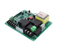 FTVOGUE Scheda di Controllo Dell'apricancello Scorrevole, Scheda di Circuito Rolling Code Ad Alta Sicurezza con 2 Telecomandi per Porta Scorrevole Residenziale della Scuola di Fabbrica (220V)