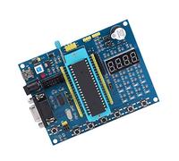 FTVOGUE Scheda di Sviluppo Microcontrollore, Cartone Sintetico, 51 Moduli di Apprendimento a Chip Singolo, Ingresso 3-5 V per Appassionati di Elettronica