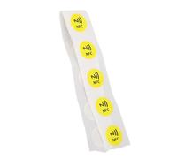 FTVOGUE Schede Stick NFC da 30 Pezzi, Materiale PVC, capacità 504 Byte, Adesivi NFC Impermeabili per Uso Personale o Aziendale (YELLOW)