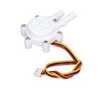 FTVOGUE Sensore Flussometro POM con Connettore a Innesto da 1 4 Pollici DC 3,5 a 24 V da 0,2 a 8 L Min Cavo da 25 Cm per Distributore d'acqua Purificatore Macchina da caffè Riparazione