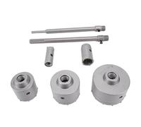 FTVOGUE Set di Aprifori 5 Pezzi con Struttura in Lega di Carburo Perforazione Efficiente su Calcestruzzo e Mattoni per l'installazione di Tubi e Impianti HVAC