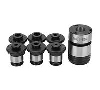FTVOGUE Set di Mandrini per Maschiatura a Rapido, Presa per Rubinetto a Rapido con Materiale in Lega per Trapano, Precisione di Serraggio 0,02 Mm, Struttura Stabile e Lunga Durata