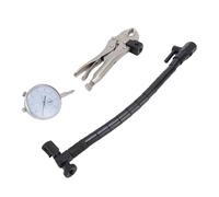 FTVOGUE Set di Misuratori per Rotore a Disco con Comparatore in Acciaio Inossidabile e Placcatura Al Cromo, Misuratore per Giunto Sferico del Freno, Gamma da 0 a 10 Mm, Risoluzione 0,01 Mm, per