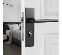FTVOGUE Set di Porte della Serratura Divisa in Lega di Zinco in Lega di Zinco, Manico per Cucina, di + Rame, Sinistra e a Destra Regolabili