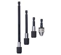 FTVOGUE Set di Prolunga del Trapano Magnetico, Rapido con Estensione del Gambo Esagonale per Utensili Elettrici, Strumento Adattatore Regolabile con Meccanismo di Bloccaggio