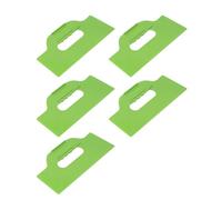FTVOGUE Set di Raschietti per Spatole in Plastica, Manico Flessibile 10 Pollici per Raschiare Vernice, Bricolage e Costruzione con Confezione 5 Spatole in PP