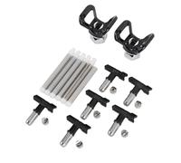 FTVOGUE Set di Ugelli per Spruzzo Airless 6 Pezzi Ugelli in Acciaio Inossidabile 211-621 con 2 Protezioni per 6 Filtri per Progetti Interni Ed Esterni di Spruzzatore di Vernice