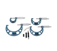 FTVOGUE Set Micrometro per Esterni, Acciaio Inossidabile, Precisione 0,01 Mm, Ideale per attività di Ingegneria e Produzione