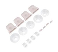 FTVOGUE Set Sostitutivo per Tiralatte Portatile, Valvola a Becco D'anatra in Silicone da 5 Pezzi e Inserti Flangiati con Materiale Sicuro per il Corpo per Un'estrazione del Latte