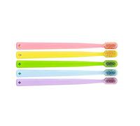 FTVOGUE Set Spazzolino Morbido per Adulti Testa Arrotondata Materiale Sicuro in PP e TPR per un'igiene Dentale Delicata e la Salute delle Gengive (1 Impostare 5 pezzi)