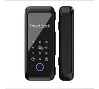 FTVOGUE Smart Lock Lock Dispt Port With KeyPad & Handle, più Metodi di Sblocco Impronta, Password, Scheda, App, Adatto per Home Office