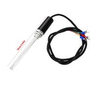 FTVOGUE Sonda Termocoppia in Acciaio Inossidabile con Sensore di Temperatura PT100 con Intervallo di Risposta Rapida da -328 a 842F per Applicazioni Industriali (Asta dritta 100MM)