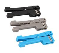 FTVOGUE Spellafili, Lama Dritta da 3 Pezzi e Lama Ad da 1 Pezzo per Spelatura di Fibre Ottiche di Cavi Coassiali, con Dimensioni Compatte e Leggere per la Manutenzione e L'uso