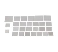 FTVOGUE Stencil BGA Reballing Mesh, Set di Modelli in Acciaio Inossidabile 304 per la Manutenzione della Saldatura di Laptop con 27 Pezzi di Varie Dimensioni e Segni Chiari